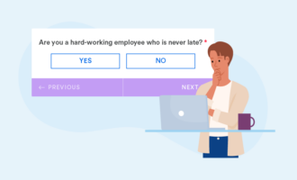 What is a double-barreled question, and how do you avoid one?