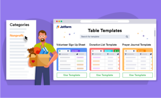 9 table templates to help with your nonprofit in 2026