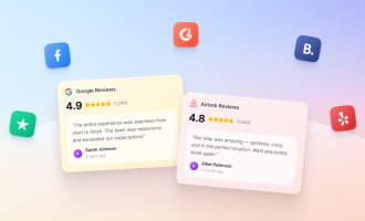 Collect and display reviews from Google, Yelp, Airbnb, and more with Jotform Website Widgets