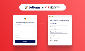 Create smarter education workflows with Jotform’s new Canvas integration