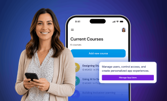 Create a professional development app for teachers