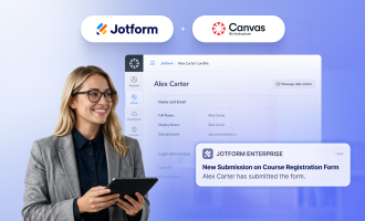 Announcing Canvas integration for Jotform Enterprise: Smarter education workflows
